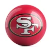 OTB NFL San Francisco 49ers Team Logo Bowling Ball front view