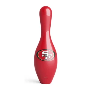 OTB NFL San Francisco 49ers Team Logo Bowling Pin front view