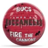 OTB NFL Tampa Bay Buccaneers Graffiti Wall Bowling Ball back view