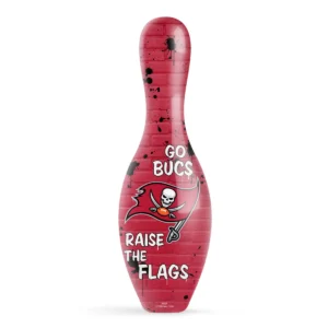 OTB NFL Tampa Bay Buccaneers Graffiti Wall Bowling Pin front view