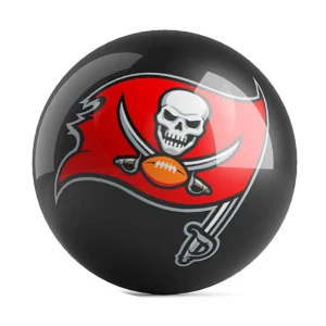 OTB NFL Tampa Bay Buccaneers Team Logo Bowling Ball front view