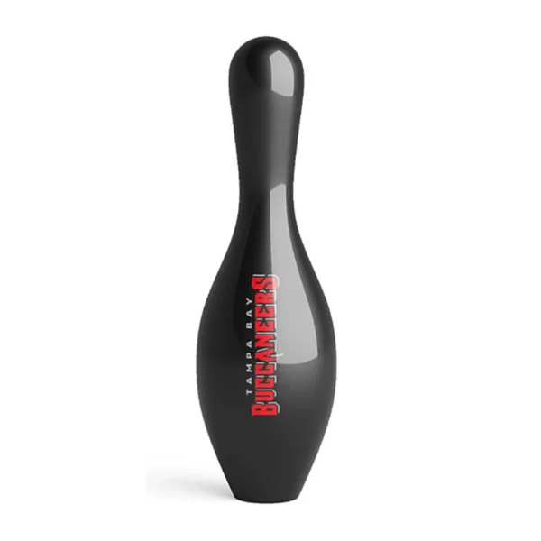 OTB NFL Tampa Bay Buccaneers Team Logo Bowling Pin back view