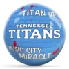 OTB NFL Tennessee Titans Graffiti Wall Bowling Ball back view