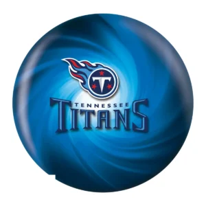 OTB NFL Tennessee Titans Helmet Swirl Bowling Ball front view