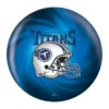 OTB NFL Tennessee Titans Helmet Swirl Bowling Ball back view