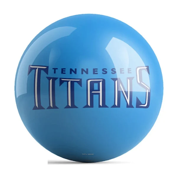 OTB NFL Tennessee Titans Team Logo Bowling Ball back view