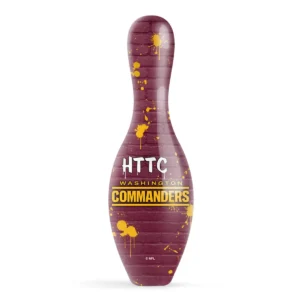 OTB NFL Washington Commanders Graffiti Wall Bowling Pin back view
