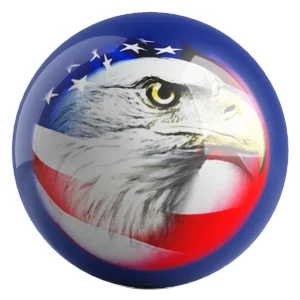 American Eagle bowling ball front