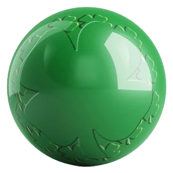 Kiss Me I'm Irish bowling ball back