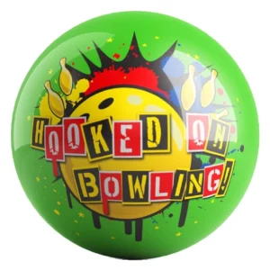 Hooked On Bowling! bowling ball front