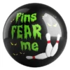 Pins Fear Me bowling ball front