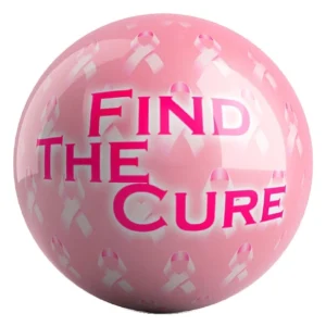 Find The Cure bowling ball front
