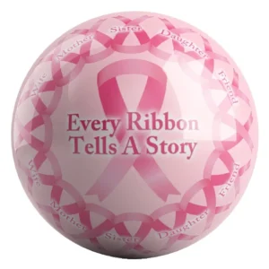 Every Ribbon Tells A Story bowling ball front