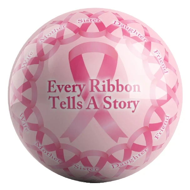 Every Ribbon Tells A Story bowling ball front