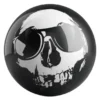 Cool Skull bowling ball front