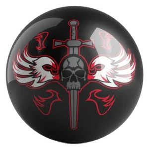 Skull Dagger bowling ball front