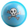 Baby Blue Punk bowling ball front