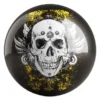 Grunge Skull bowling ball front