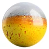 Beer bowling ball front