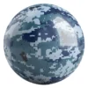 Blue-Grey Camouflage bowling ball front