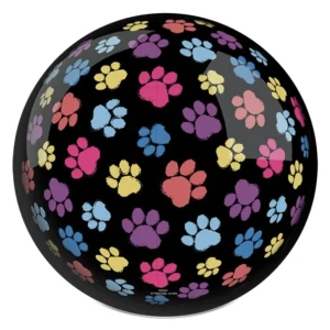 Paw Prints bowling ball front
