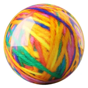 Yarn Ball bowling ball front