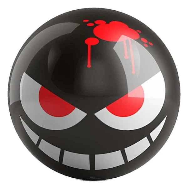 Bloody Grin bowling ball front