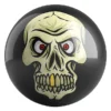 Skull bowling ball front