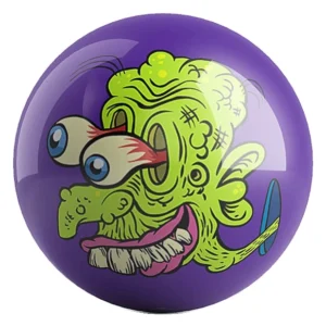 Keep Your Eyes on the Ball bowling ball front