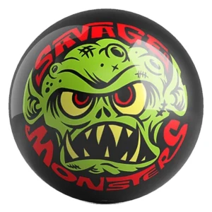 Savage Monsters bowling ball front