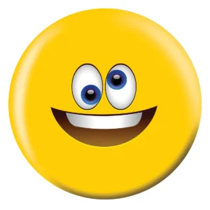 Dizzy bowling ball front