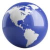 Globe bowling ball front