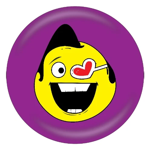 Man in Love bowling ball front