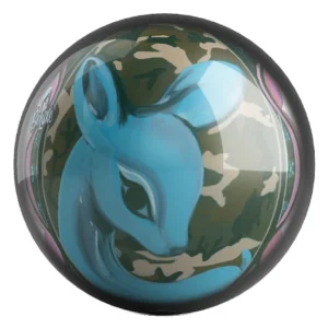 Deer Prudence bowling ball front