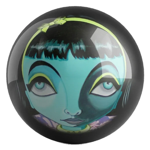 Wallflower bowling ball front