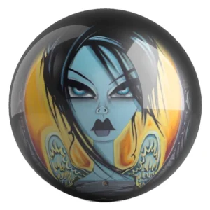 Wings of Desire bowling ball front