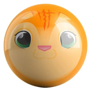 Cat bowling ball front