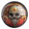 Conquer or Die bowling ball front