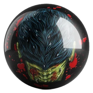 "Elvis" bowling ball back