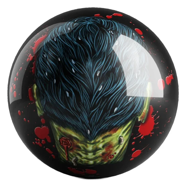"Elvis" bowling ball back