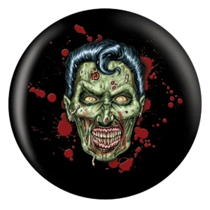"Elvis" bowling ball front