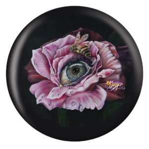 Eyeball Bee bowling ball back