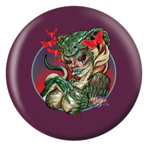 Cobra Girl bowling ball back