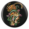 Tiger Snake bowling ball back