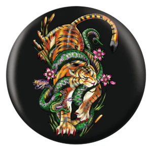 Tiger Snake bowling ball back