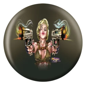 Double Guns bowling ball back