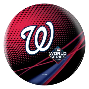Alternative view of OTB MLB Washington Nationals 2019 World Series Champions Logo Bowling Ball