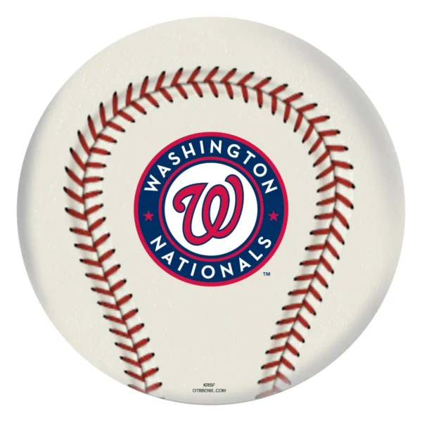 OTB MLB Washington Nationals 2019 World Series Champions Baseball Bowling Ball - Image 2