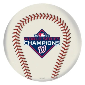 OTB MLB Washington Nationals 2019 World Series Champions Baseball Bowling Ball