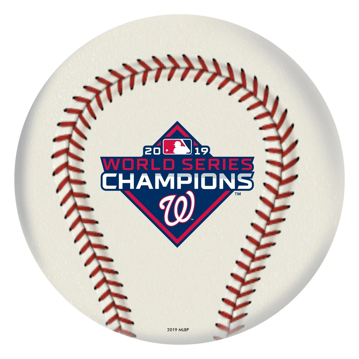 OTB MLB Washington Nationals 2019 World Series Champions Baseball Bowling Ball
